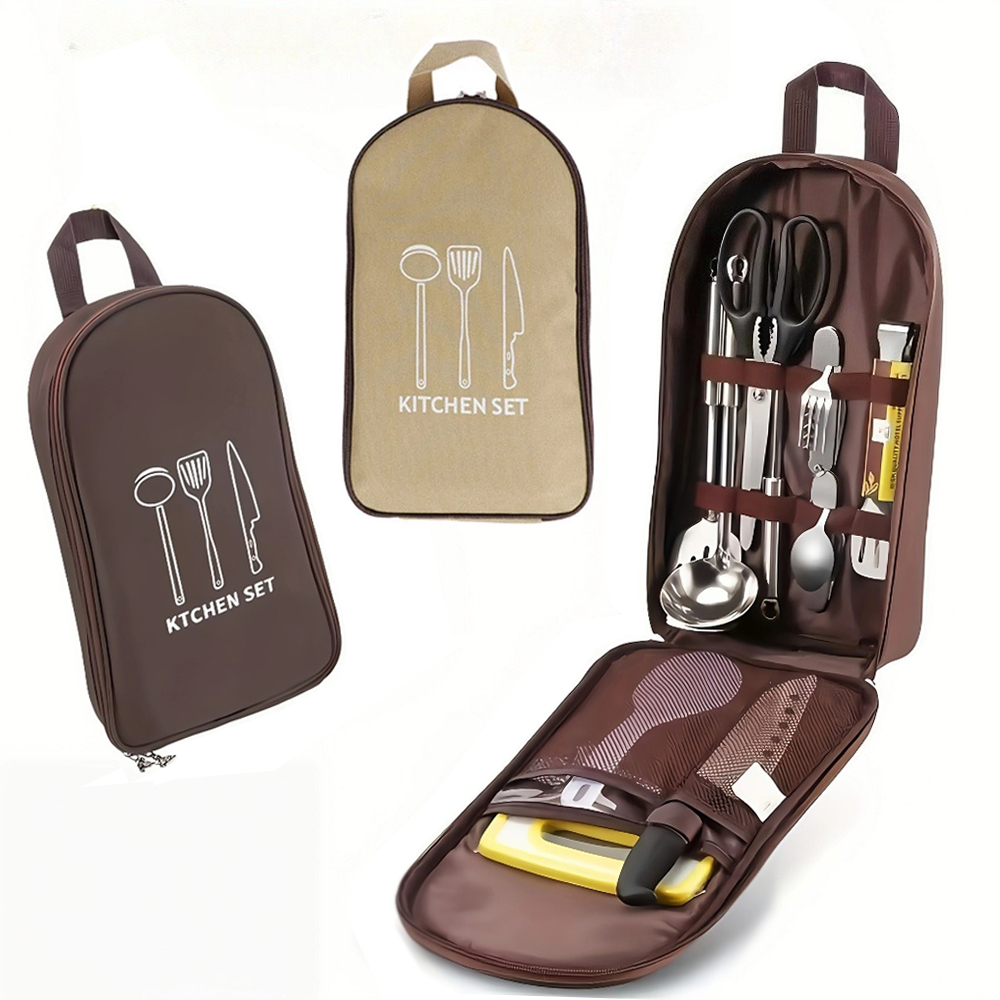 Camping Cooking Windscreen - Portable Outdoor Cook Bag Camping Storage