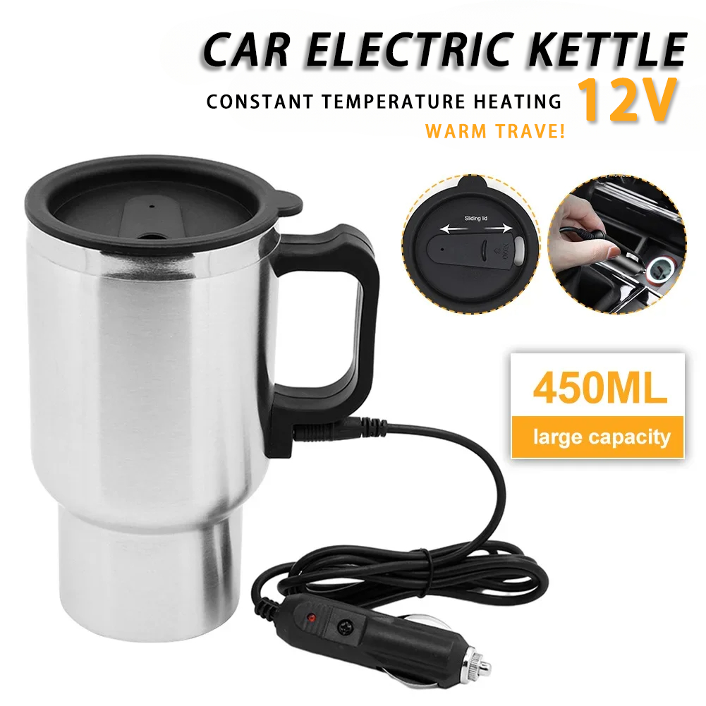 Camping Cooking Can - Electric Heating Car Kettle DC 12V