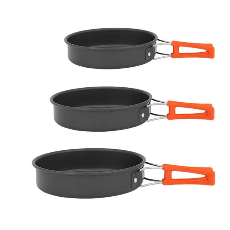 Camping Cooking Rack - Portable Frying Pan with Storage Bag