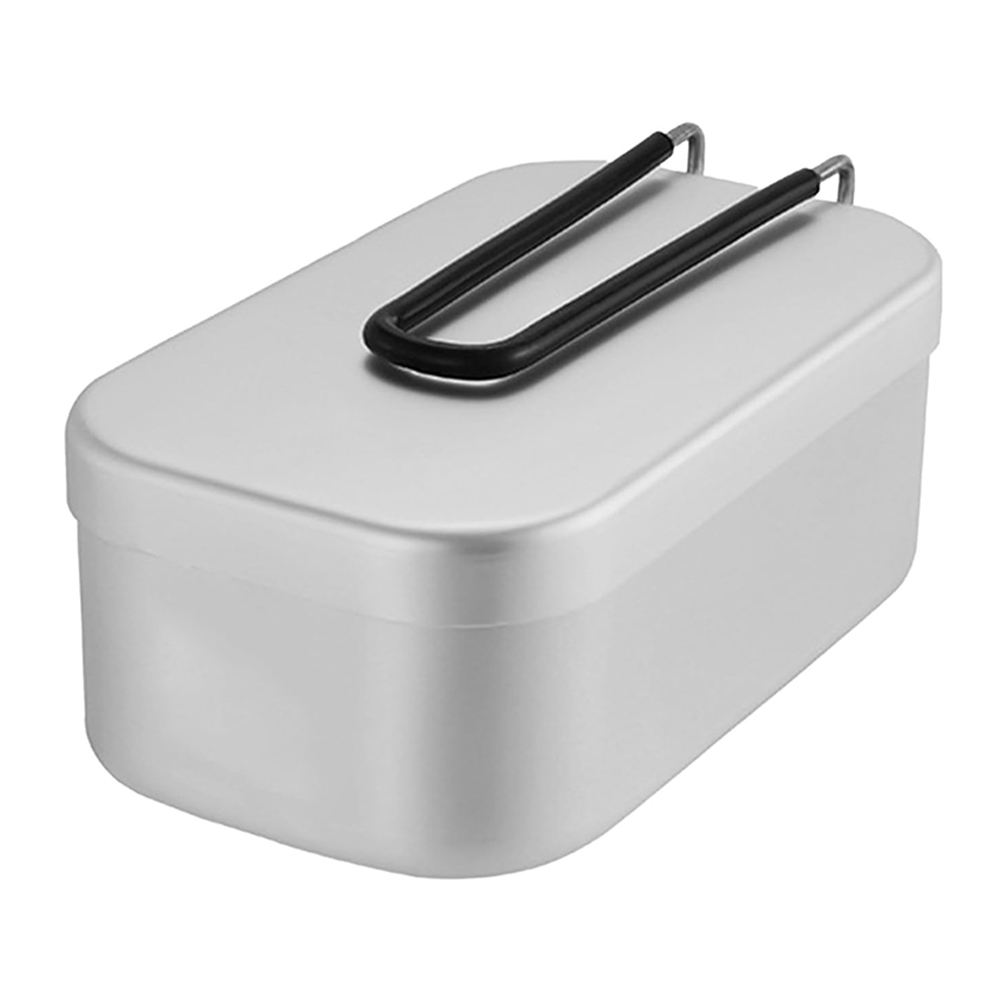 Camping Cooking Rack - 800ML Aluminum Lunch Boxes Outdoor Camping