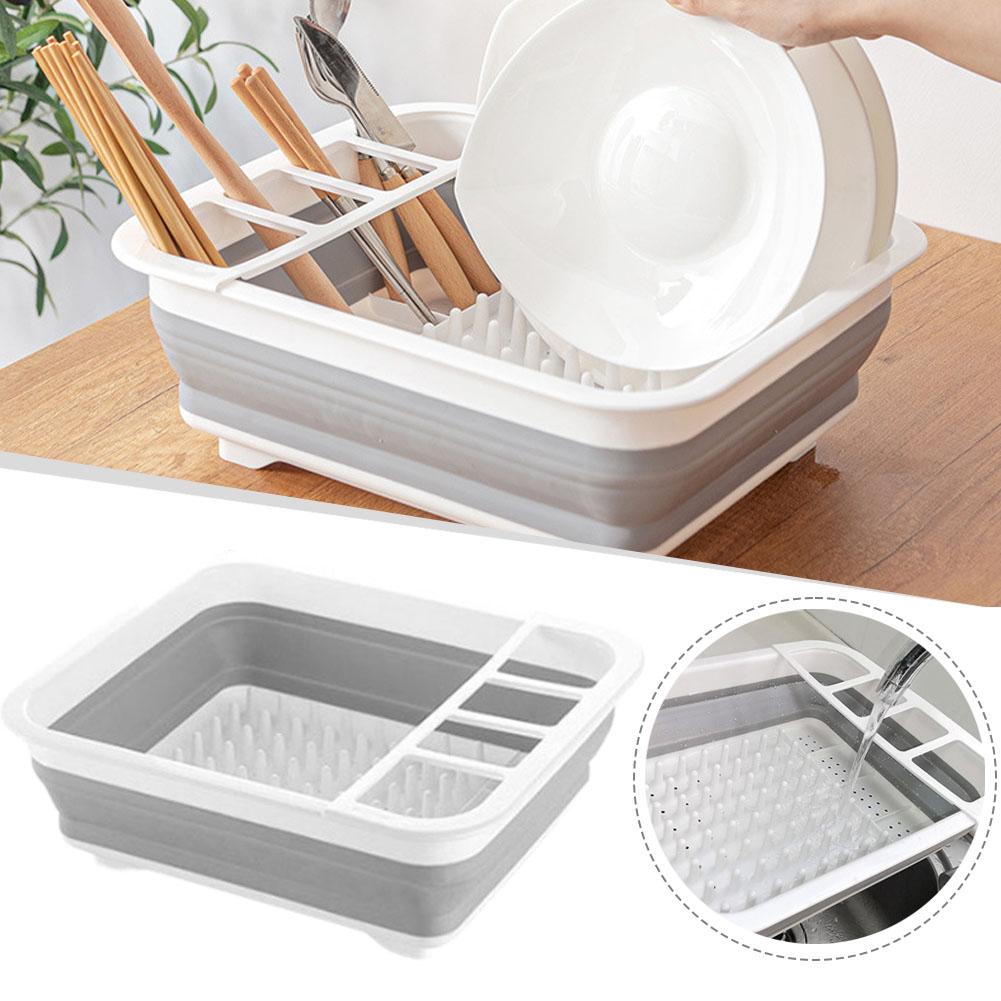 Camping Cooking Rack - Foldable Dish Drainer Bowl Rack Dinnerware