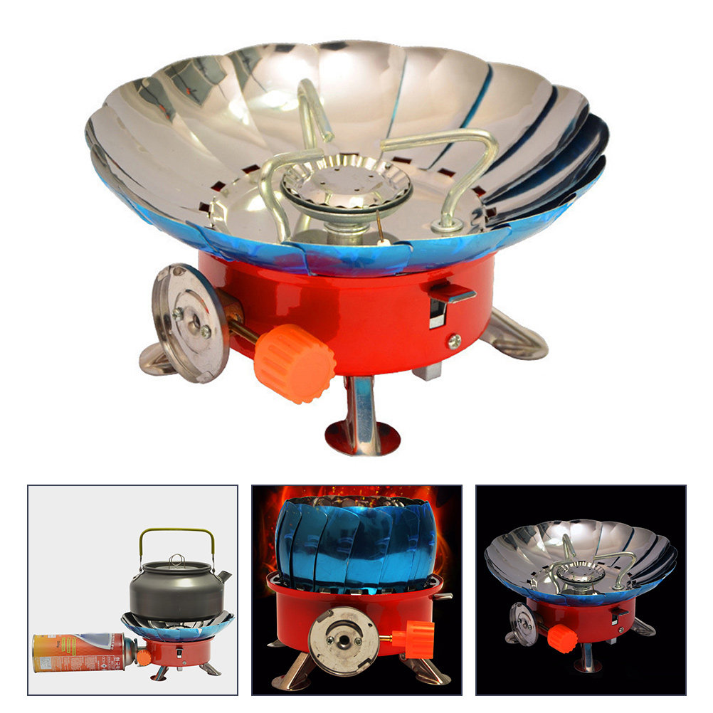 Camping Cooking Windscreen - Lotus Windscreen Windproof Camping Stove Portable