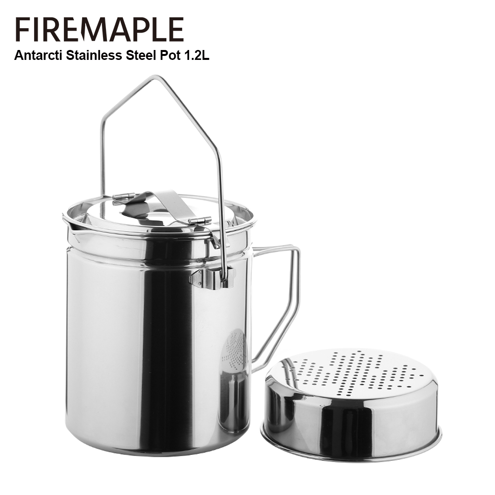 Camping Cooking Ware - Fire-Maple 1.2L Stainless Steel Steamer Pot