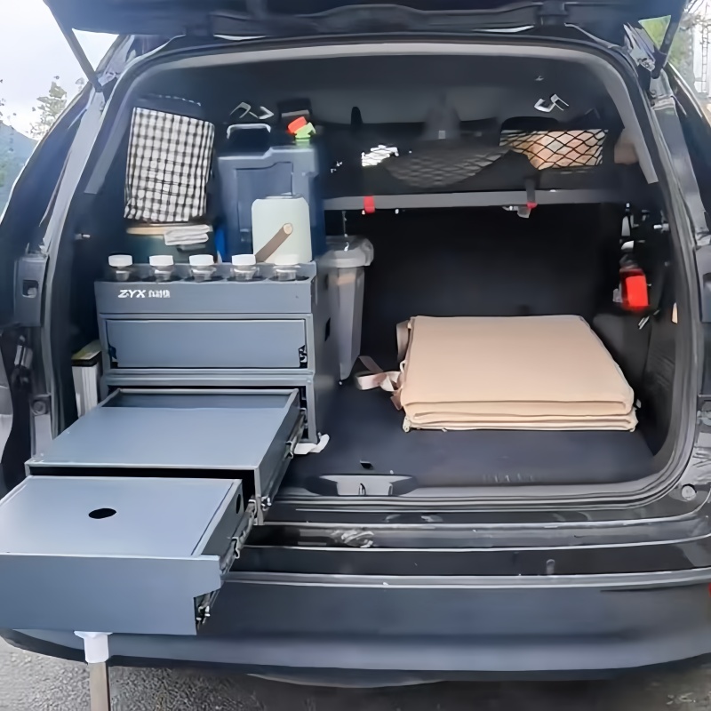 Camping Cooking Rack - Camping Kitchen Storage Box Overland Slide-out