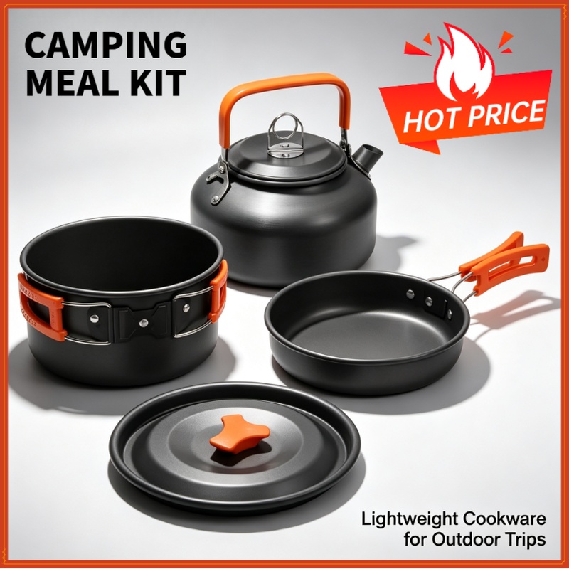 Camping Cooking Rack - Camping Cooking set Camping Cookware Travel