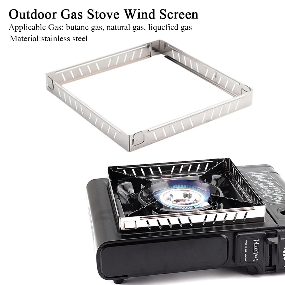 Outdoor Gas Stove Wind Screen  - Camping Cooking Windscreen review and price
