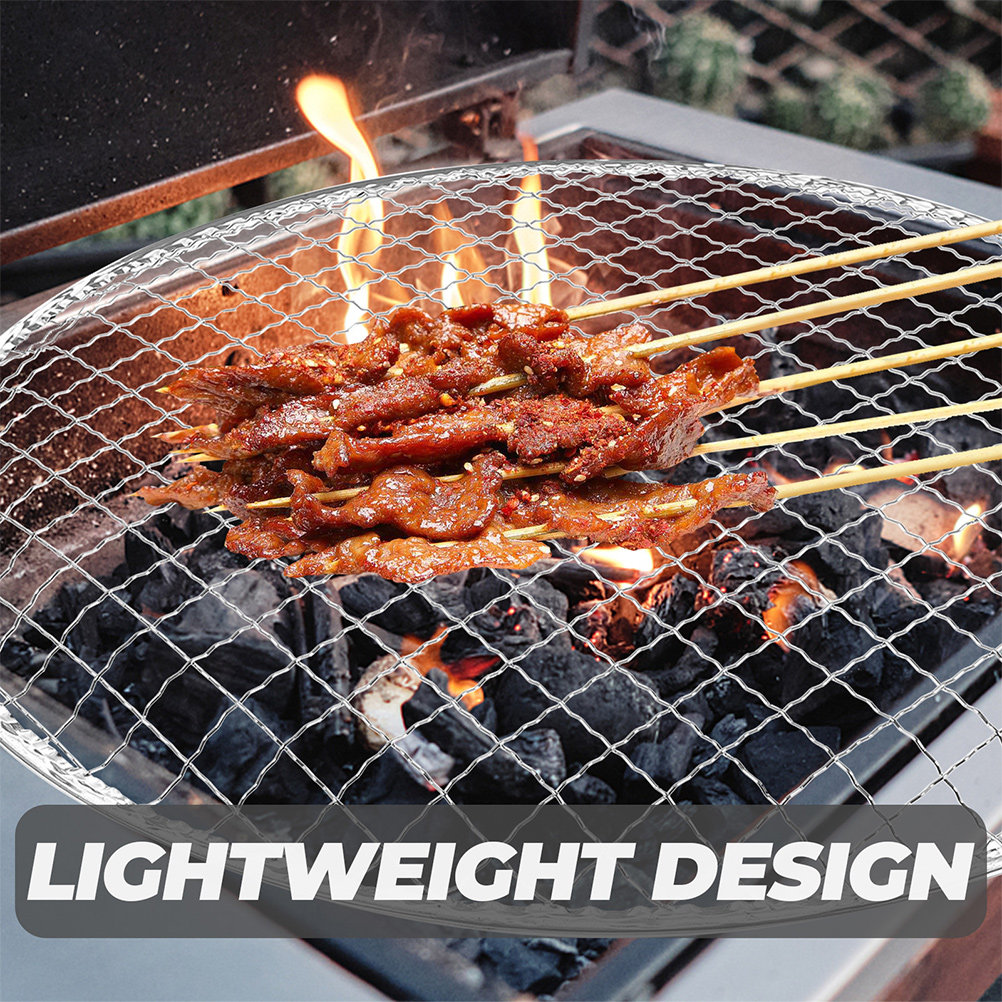 10Pcs Bbq Grill Mesh Fire Pit  - Camping Cooking Rack review and price