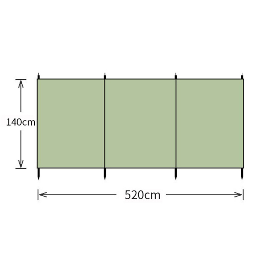 Extra-Large Oxford Cloth Campi - Camping Cooking Windscreen review and price