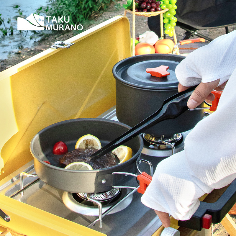 Camping Cookware Set Outdoor C - Camping Cooking Rack review and price