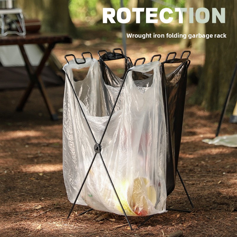 Portable Folding Garbage Bag H - Camping Cooking Rack review and price