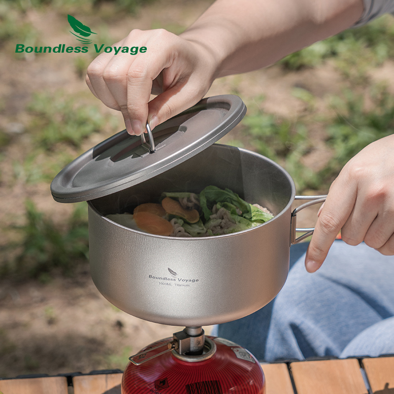 Boundless Voyage Titanium Camp - Camping Cooking Can review and price