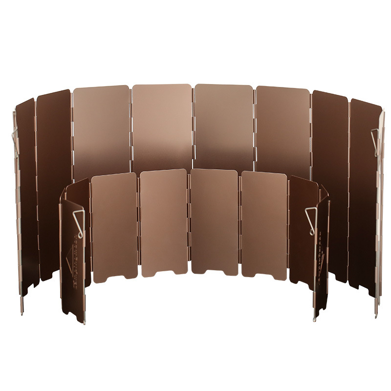 10 Plates Bronze-coloured Fold - Camping Cooking Windscreen review and price