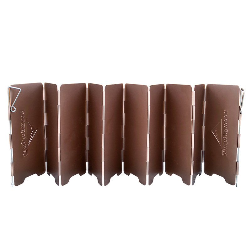 10 Plates Bronze-coloured Fold - Camping Cooking Windscreen review and price