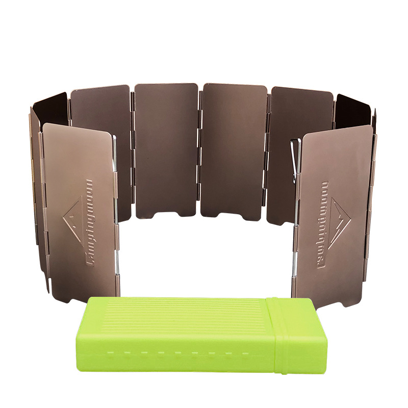 10 Plates Bronze-coloured Fold - Camping Cooking Windscreen review and price