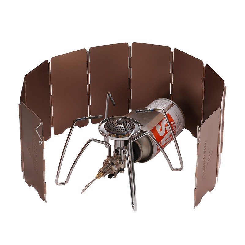 10 Plates Bronze-coloured Fold - Camping Cooking Windscreen review and price