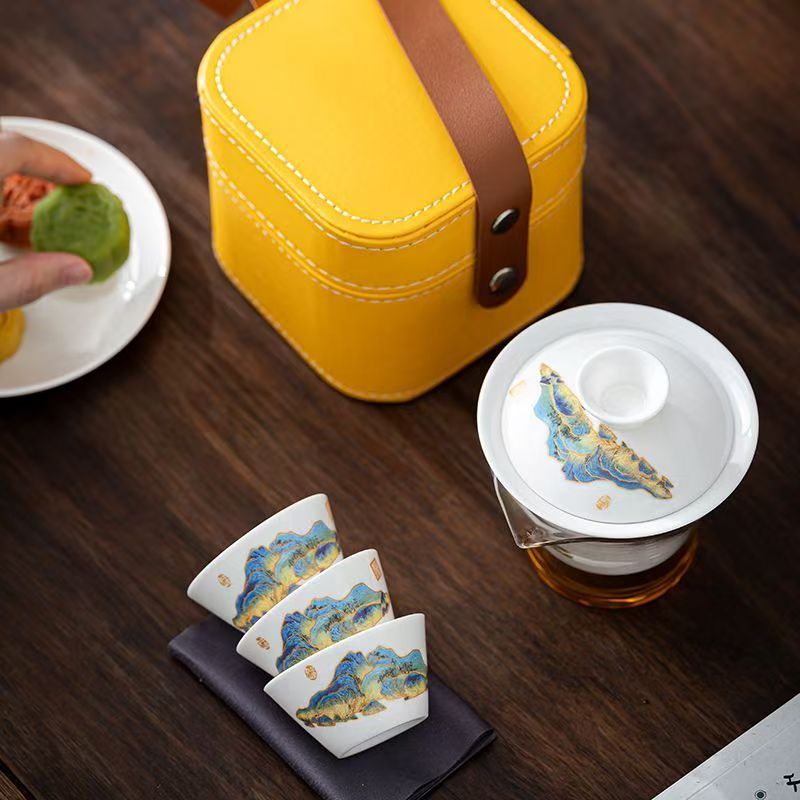 Travel Jade White Porcelain Te - Camping Cooking Can review and price