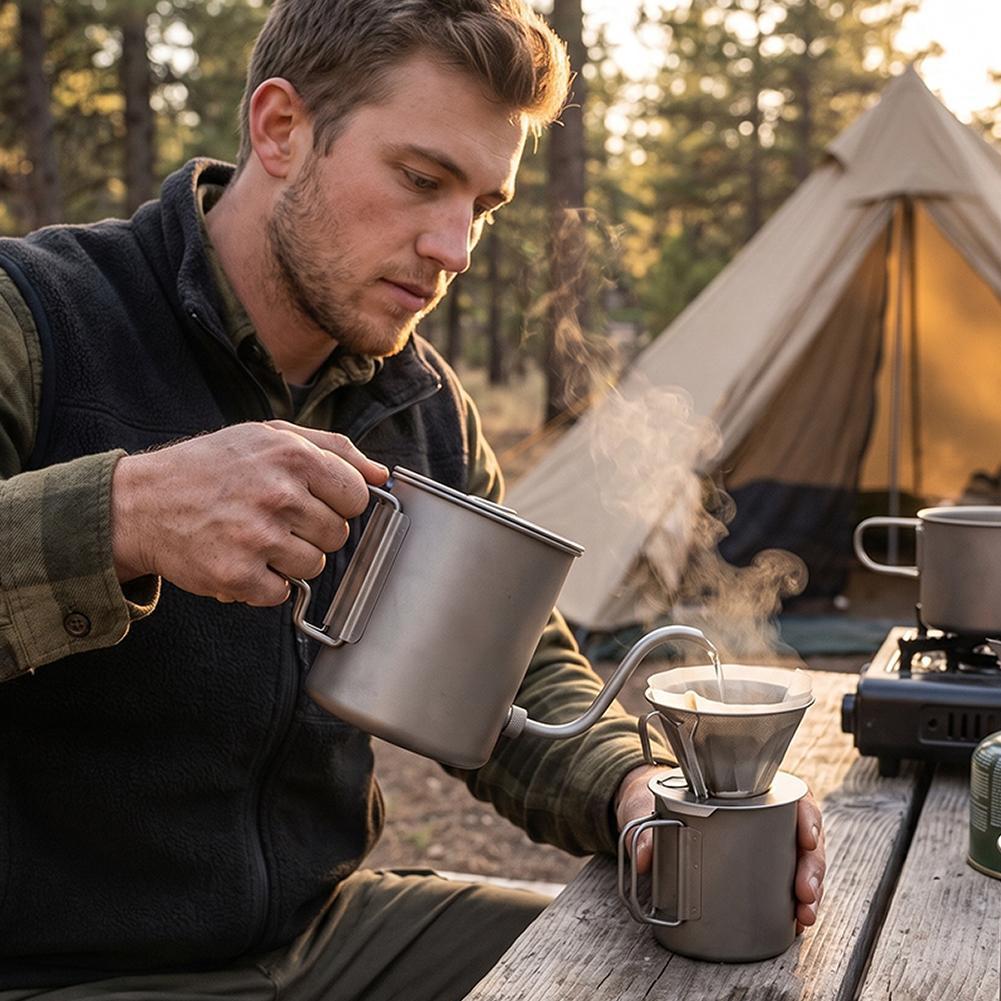 420ml Pure Titanium Camping Co - Camping Cooking Can review and price